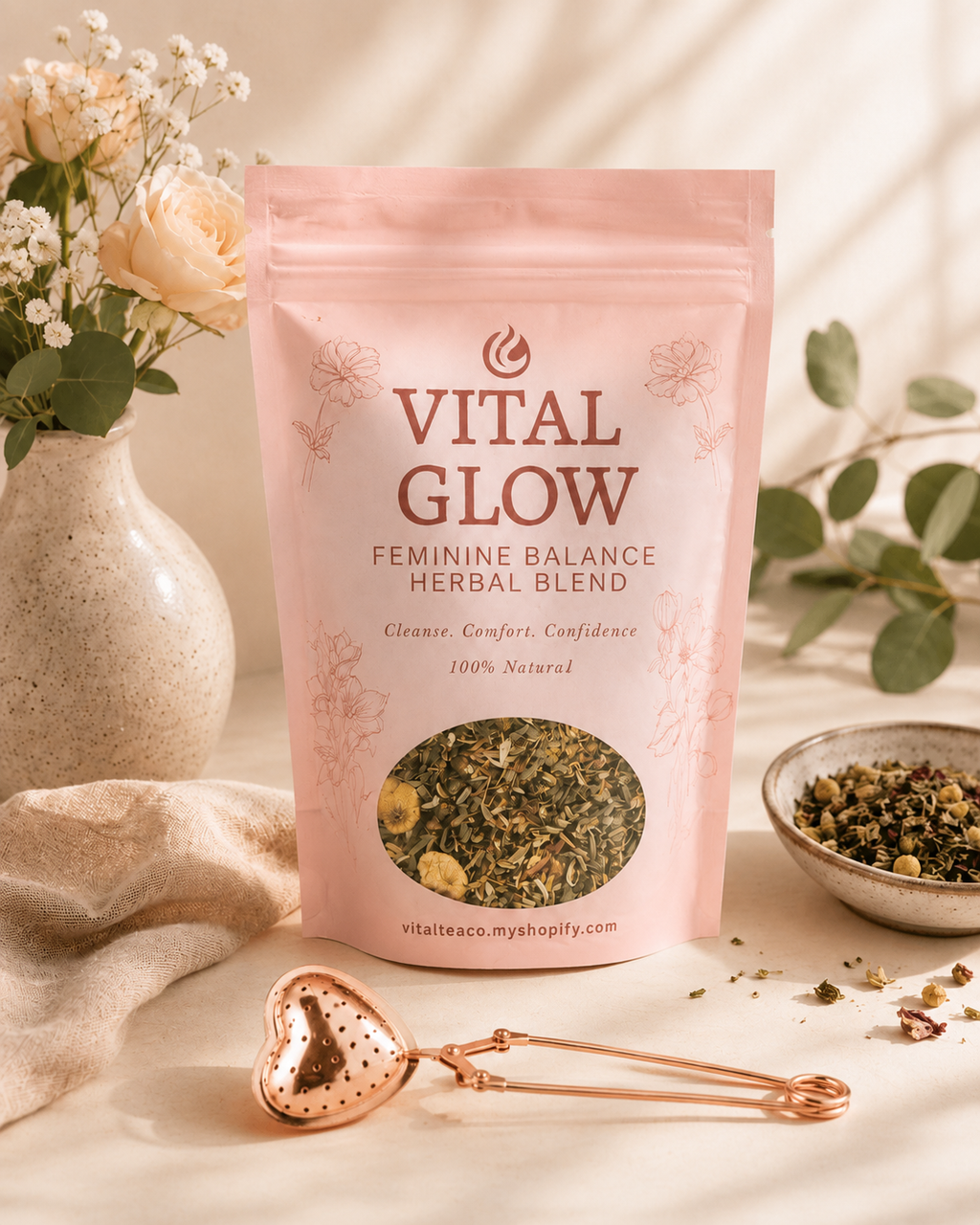 VITAL GLOW – FEMININE BALANCE HERBAL BLEND
