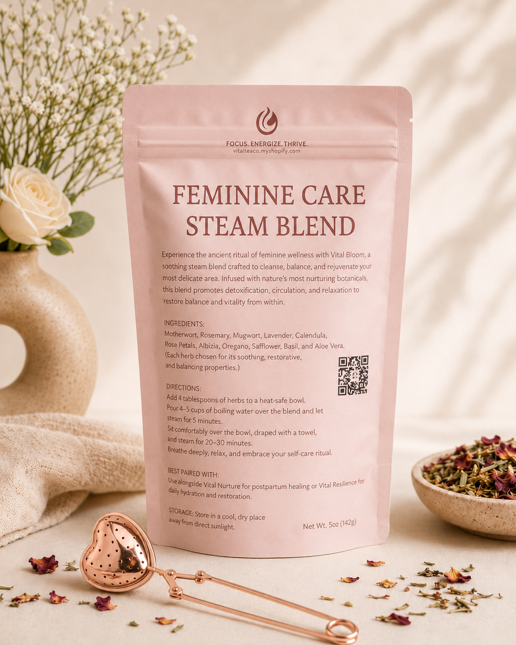 VITAL BLOOM – FEMININE STEAM BLEND